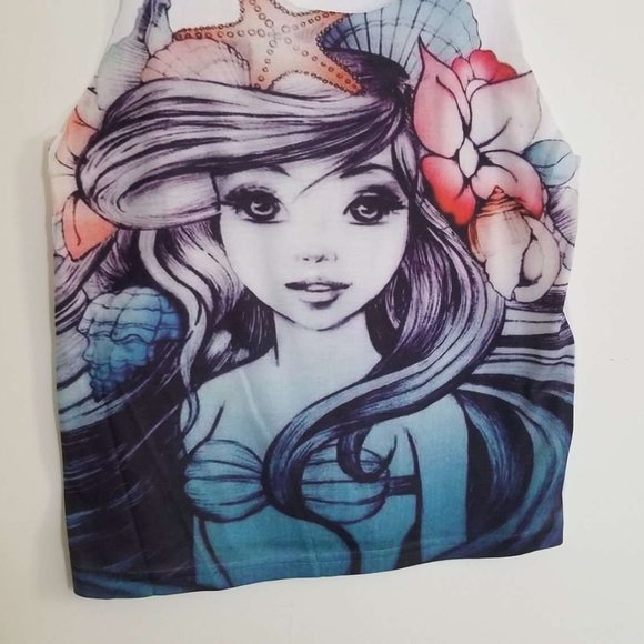 Ariel little mermaid dreamy print tank top - Picture 5 of 8